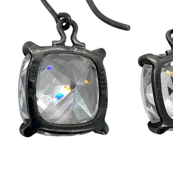 Bottega Veneta Crystal Sterling Silver Earrings - Picture 8 of 9